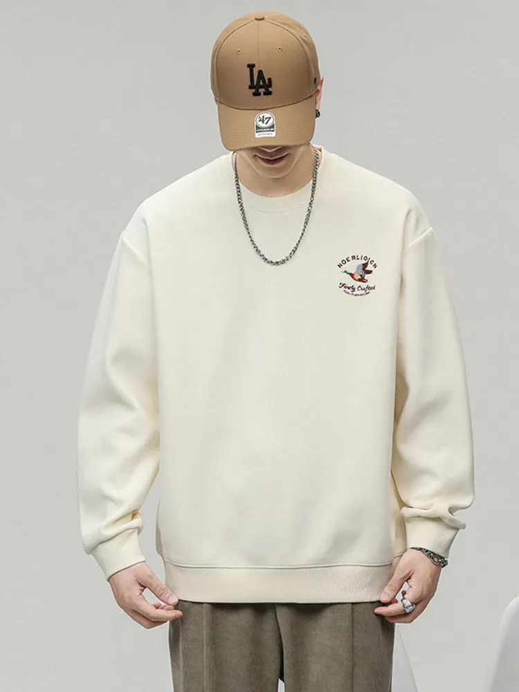 Minimalist Men's Pullover Sweatshirts sold by Oeyes