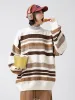 Men'S Stripes Knit Sweaters sold by Oeyes