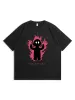 Cartoon Flame Print T-Shirt sold by Oeyes
