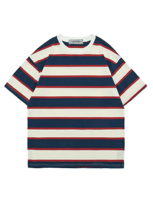 Retro Stripes T-Shirt sold by Oeyes