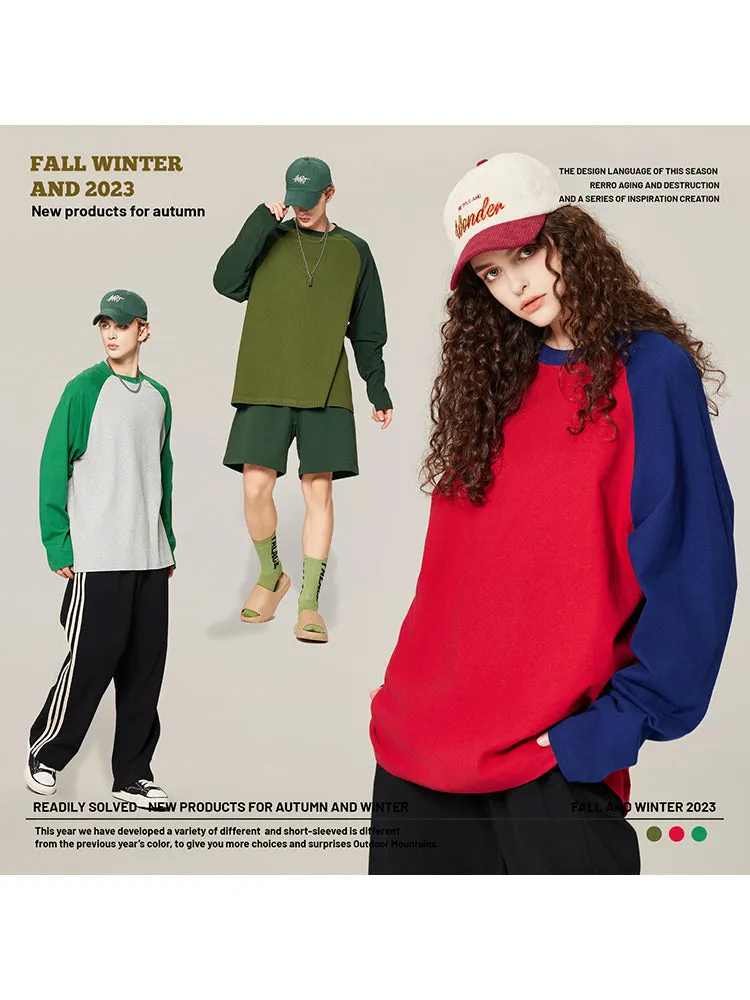 Vintage Raglan Men's Long-Sleeved T-shirts sold by Oeyes product image thumbnail 3