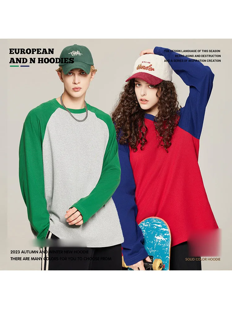 Vintage Raglan Men's Long-Sleeved T-shirts sold by Oeyes product image thumbnail 4