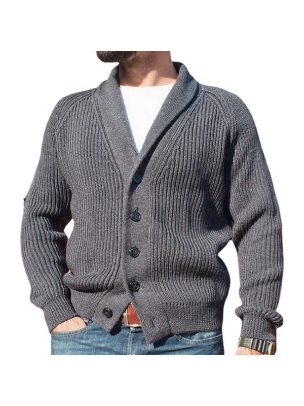 Single Breasted Thickened Sweater sold by Oeyes