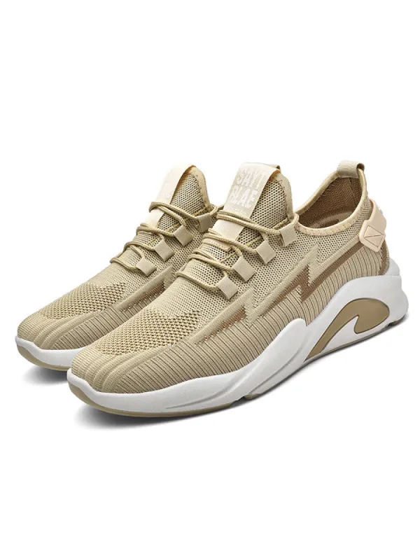 Breathable Popcorn Wear Resistant Fly Knit Running Casual Shoes sold by Oeyes