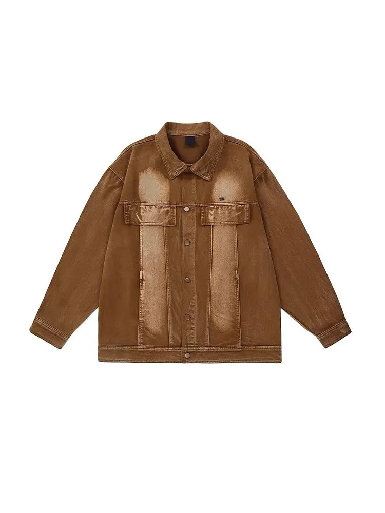 Men'S Mud Denim Jacket sold by Oeyes product image thumbnail 2