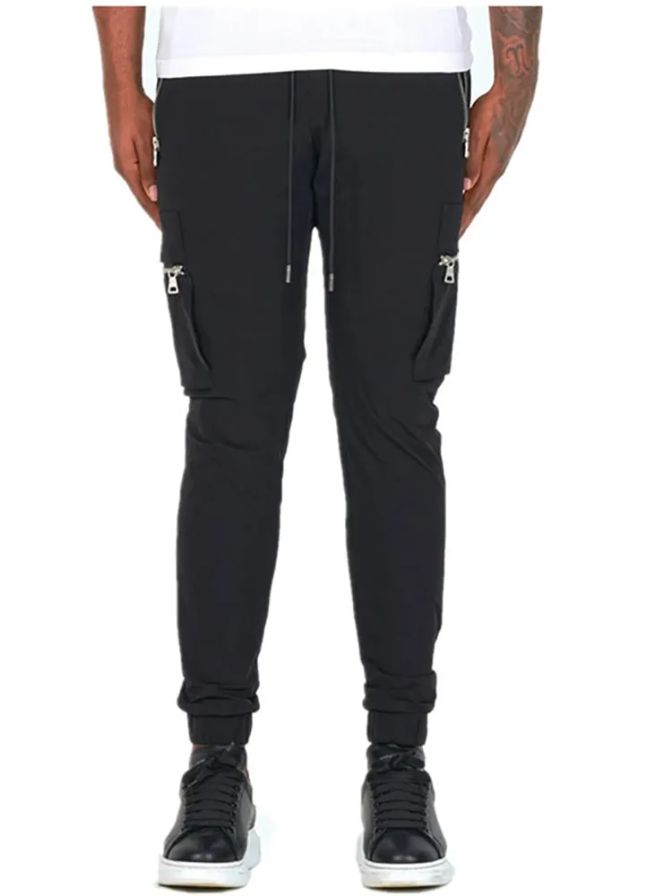 Men'S Drawstring Slim Fit Joggers sold by Oeyes product image thumbnail 4