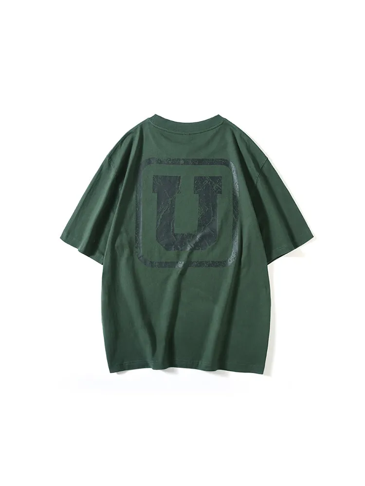 Loose Dispensing Process Solid Color Men'S T-Shirt sold by Oeyes product image thumbnail 3