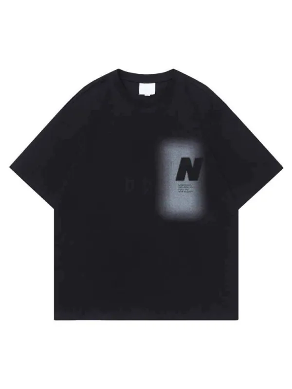 Print Street Fashion Niche Minimalist T-Shirt made by Oeyes