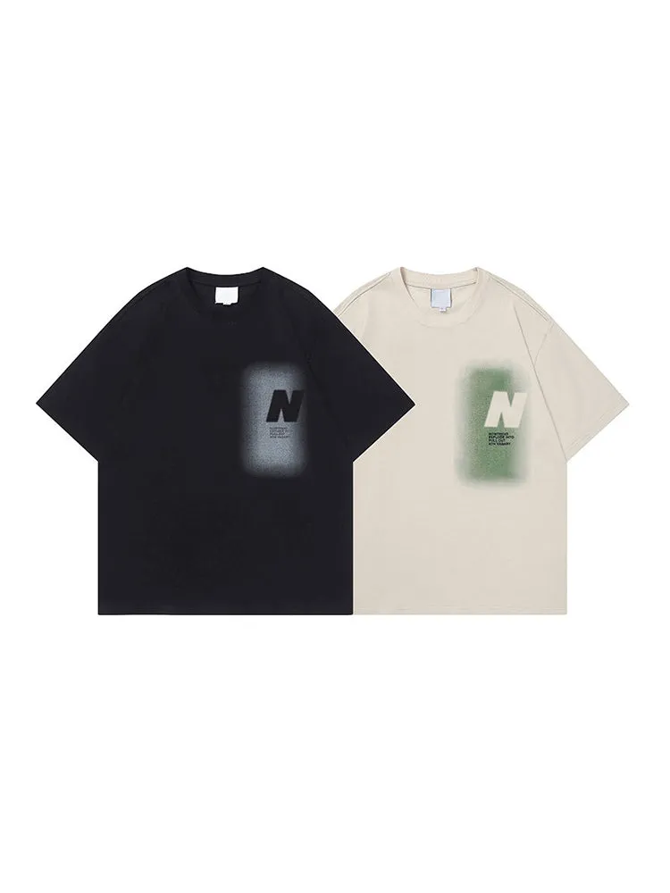Print Street Fashion Niche Minimalist T-Shirt sold by Oeyes product image thumbnail 3