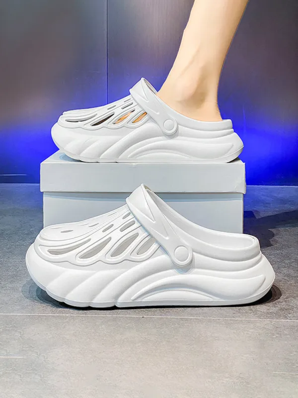 Men's EVA Thick Sole Breathable Beach Slippers & Sandals sold by Oeyes