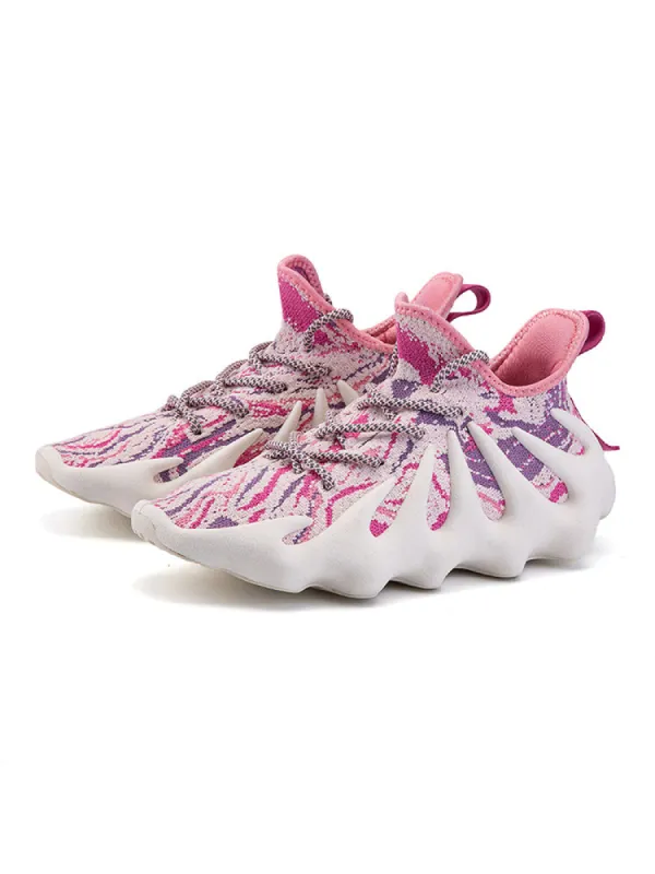 Womens Oeyes Sneaker Volcanic Magma Solid Color Ventilate Running Shoes sold by Oeyes