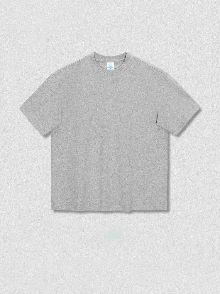 Solid Color Loose Trendy Cotton Plain T-Shirts sold by Oeyes product image thumbnail 5