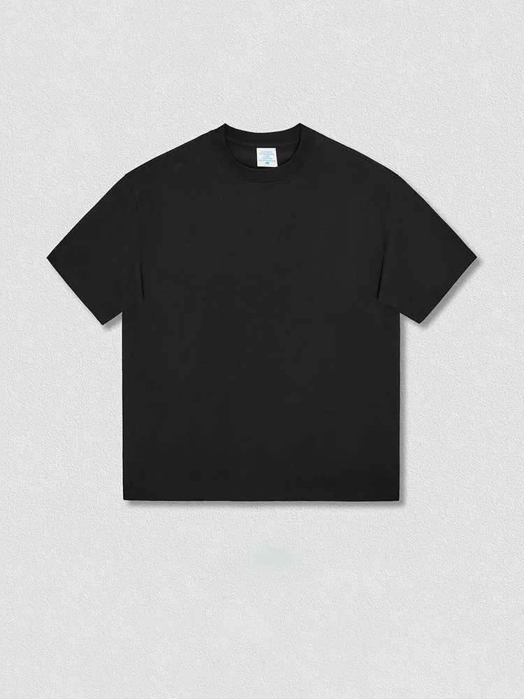 Solid Color Loose Trendy Cotton Plain T-Shirts sold by Oeyes product image thumbnail 3