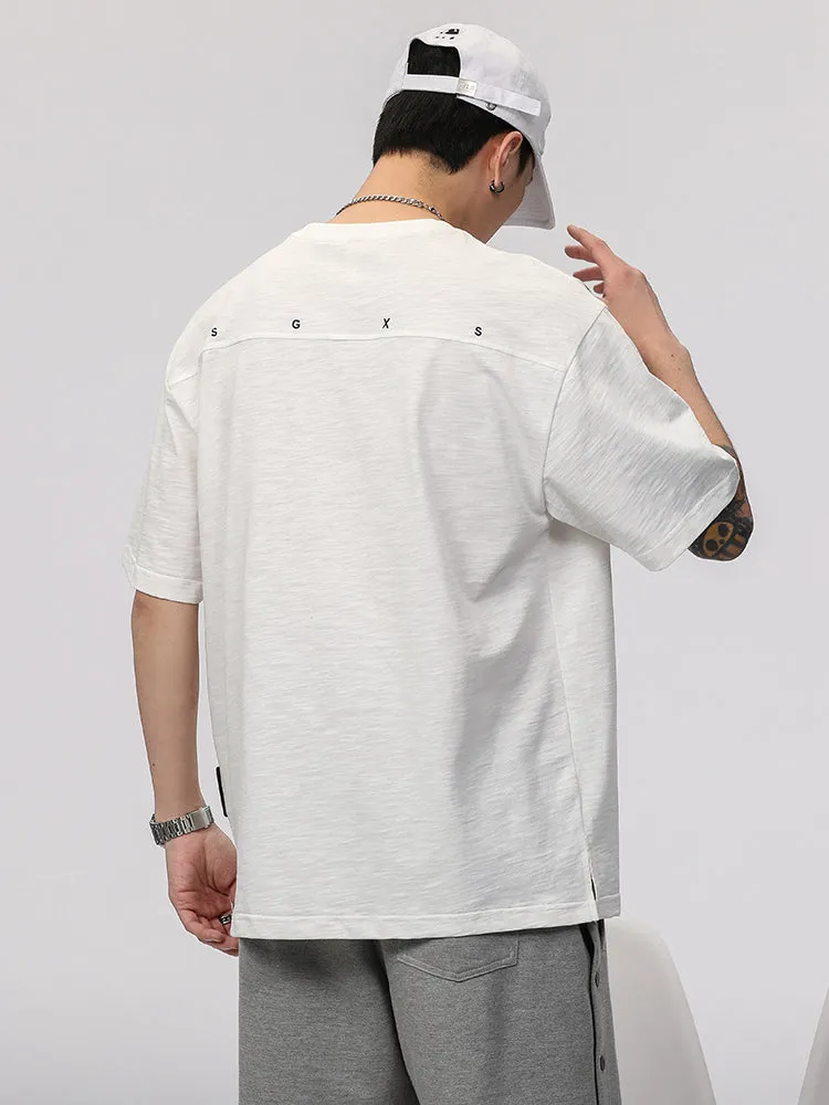 Palmparadise Men'S Embroidery T-Shirt sold by Oeyes product image thumbnail 2