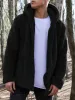 Casual Solid Color Lambswool Coat sold by Oeyes