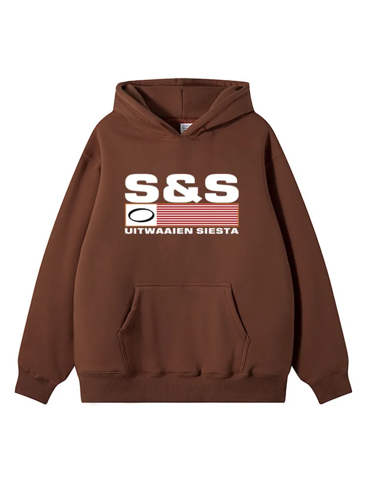 Retro Velvet Print Hoodie sold by Oeyes product image thumbnail 4