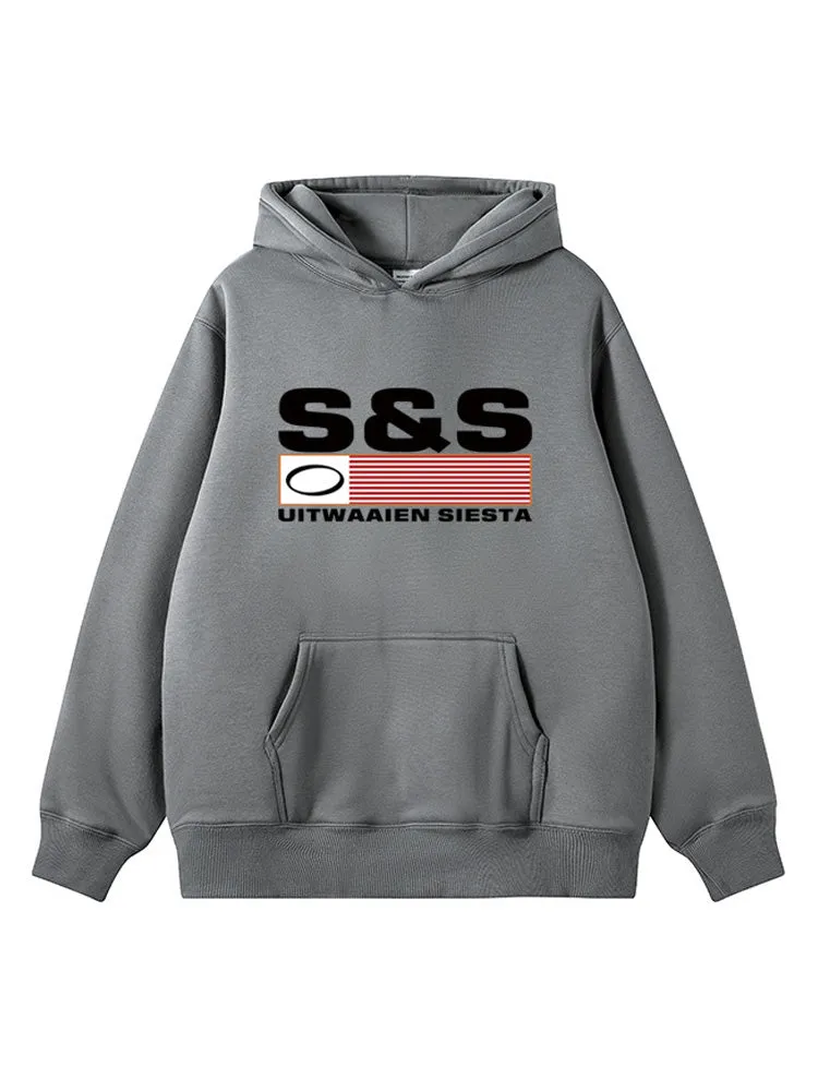 Retro Velvet Print Hoodie sold by Oeyes product image thumbnail 3