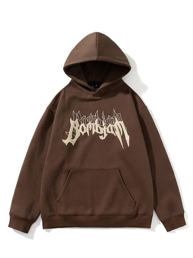 New Loose Embroidered Letters Hoodies sold by Oeyes product image thumbnail 2