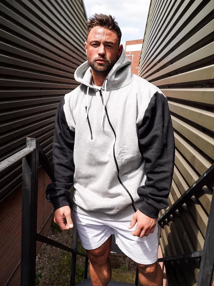 Men'S Spliced Loose Hoodies sold by Oeyes product image thumbnail 2