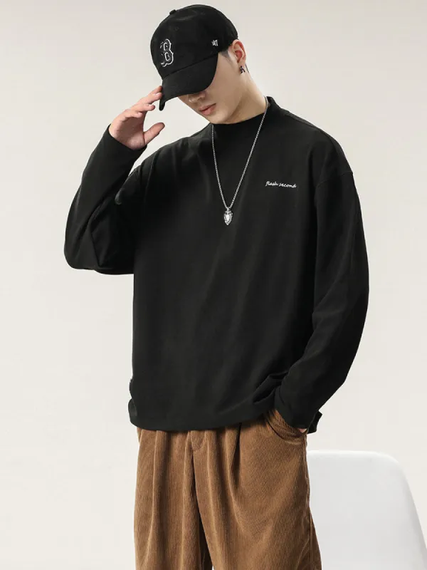 Modern Minimalist Men's Long-Sleeve Tee sold by Oeyes