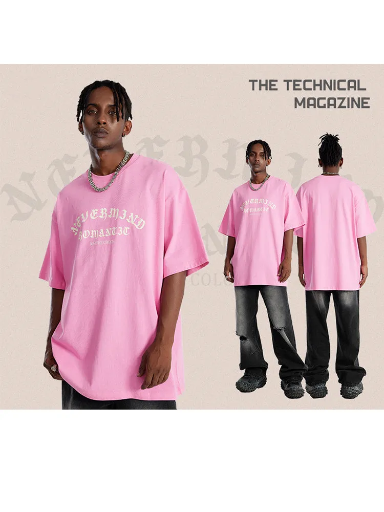 Men'S Loose Tees With Letters Print sold by Oeyes product image thumbnail 5