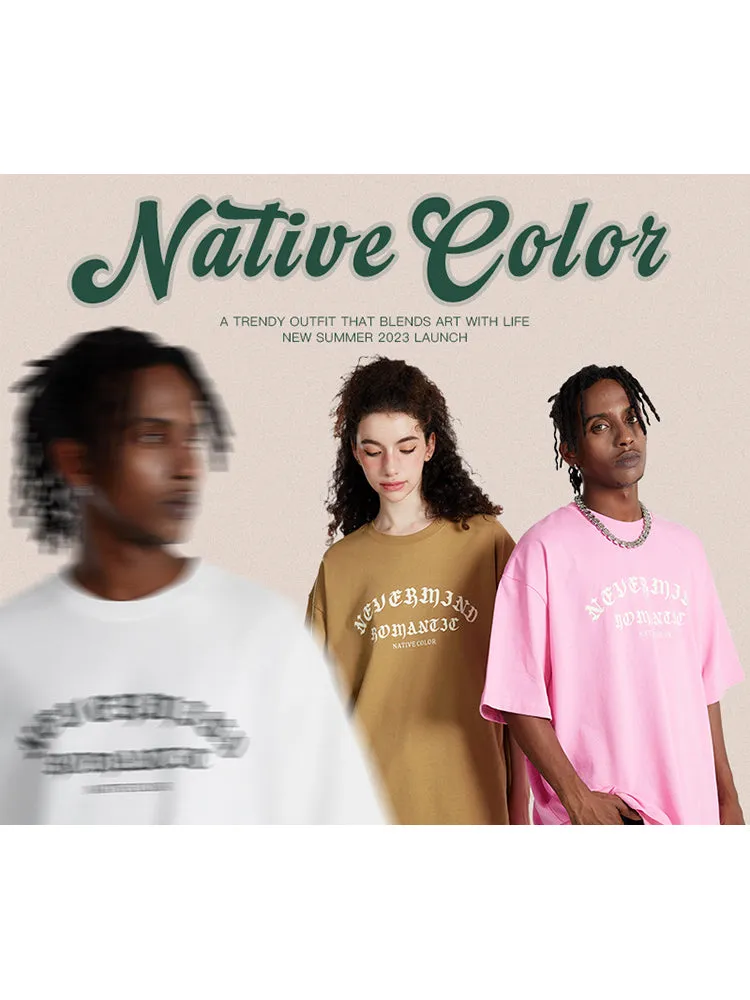 Men'S Loose Tees With Letters Print sold by Oeyes product image thumbnail 4