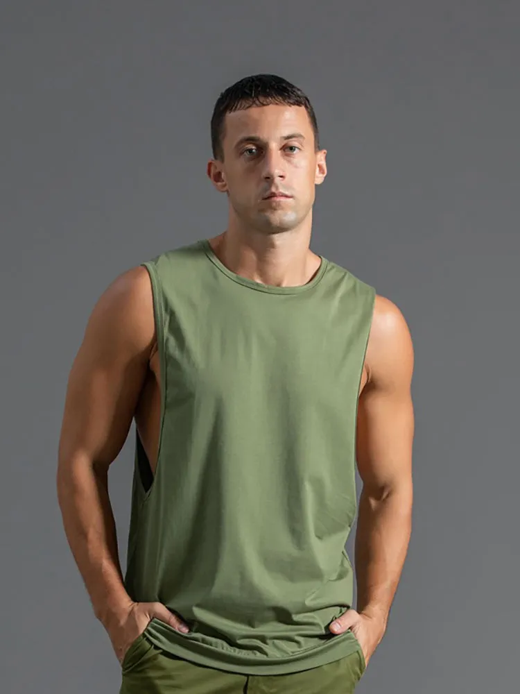 Men'S Cotton Bottoming Tank Vests sold by Oeyes