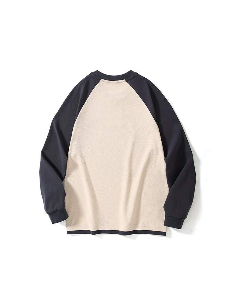 Vintage-Inspired Men's Long-Sleeved Tee sold by Oeyes product image thumbnail 3