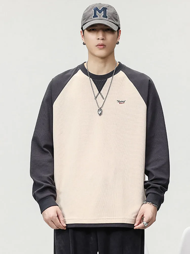 Vintage-Inspired Men's Long-Sleeved Tee sold by Oeyes