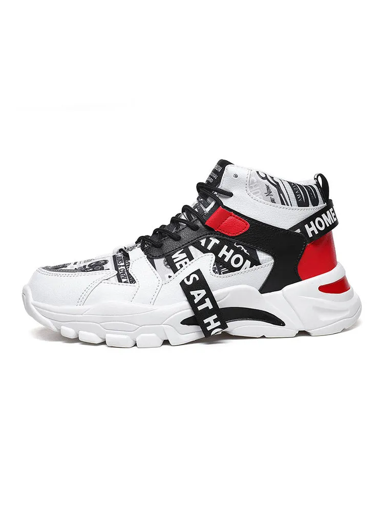 New Added Height Thick Sole High Top Running Men'S Casual Shoes sold by Oeyes product image thumbnail 2