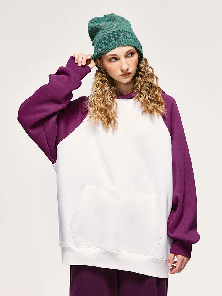 Raglan Sleeves Hooded Sweatshirt sold by Oeyes product image thumbnail 5