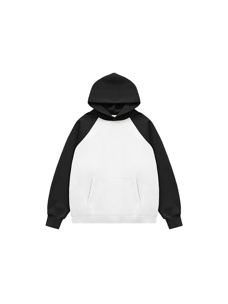 Raglan Sleeves Hooded Sweatshirt sold by Oeyes product image thumbnail 4