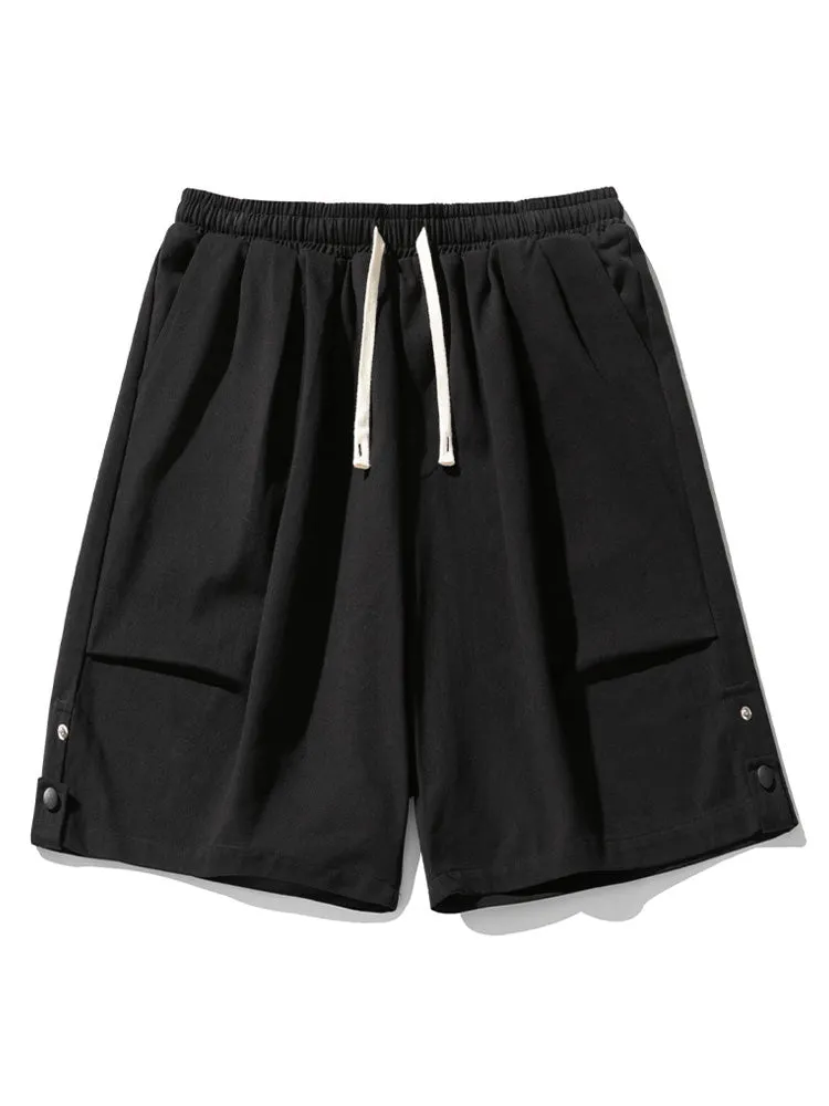 Casual Multi-Pocket Drawstring Cargo Shorts sold by Oeyes product image thumbnail 5