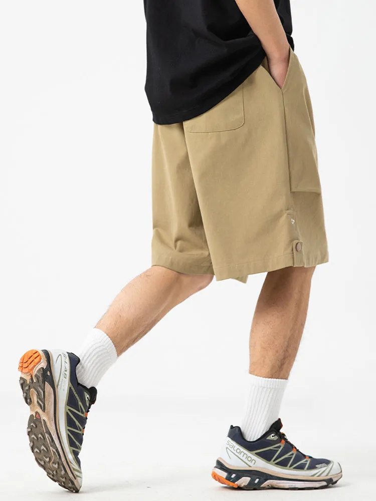 Casual Multi-Pocket Drawstring Cargo Shorts sold by Oeyes product image thumbnail 4