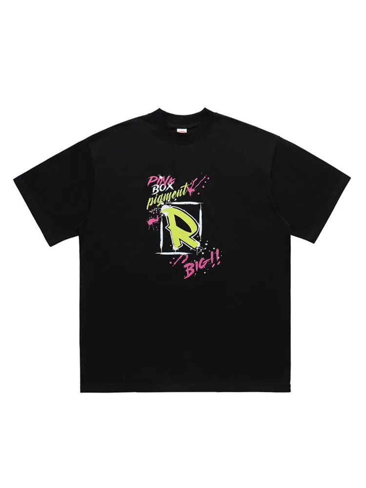 Men'S Loose T-Shirts With Letter Print sold by Oeyes