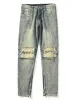 Men'S Zip Ripped Jeans sold by Oeyes