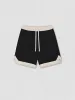 Men'S Spliced Cropped Shorts sold by Oeyes