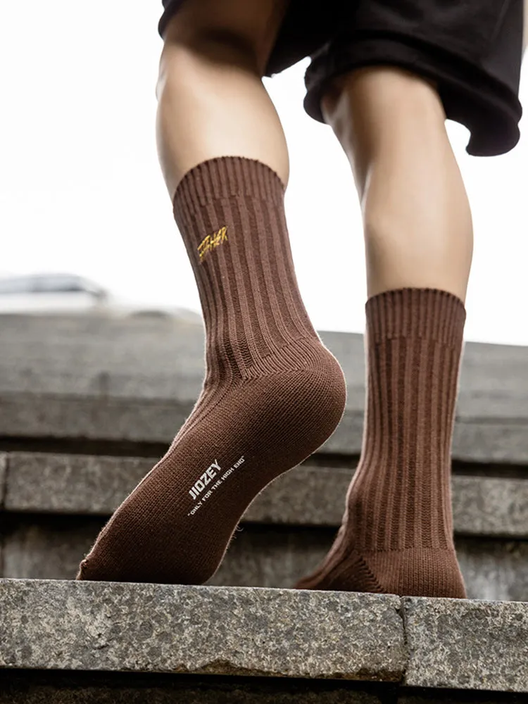 Three Pairs Men'S Cotton Socks Versatile Sports Embroidered Letters Sock sold by Oeyes product image thumbnail 5