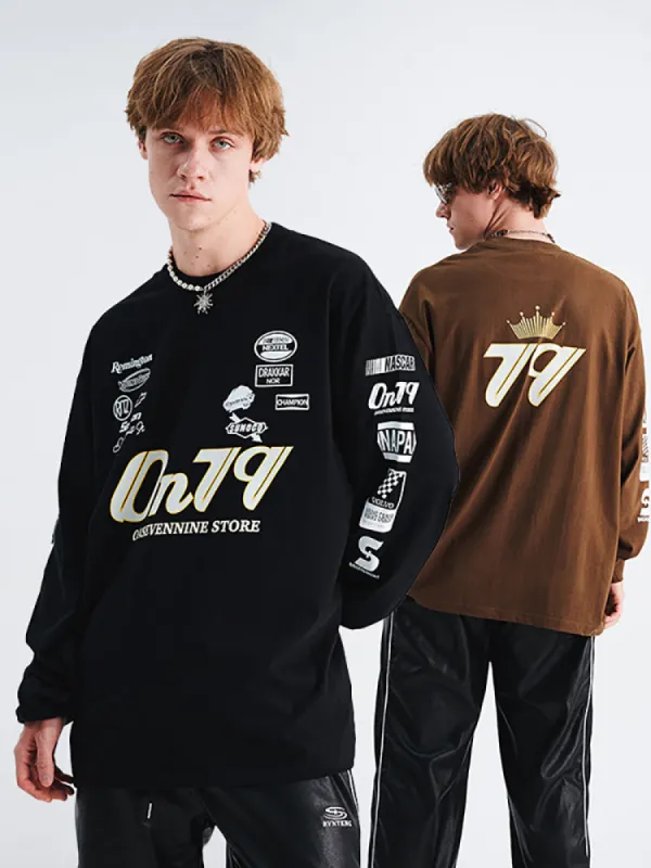 Casual Letter Print Pullover Hoodie sold by Oeyes