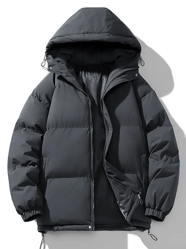 Solid Color Warm Quilted Coats sold by Oeyes