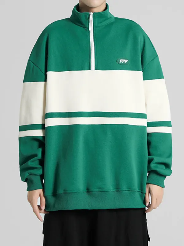 Retro Vintage Lapel Youth Sports Sweatshirt sold by Oeyes