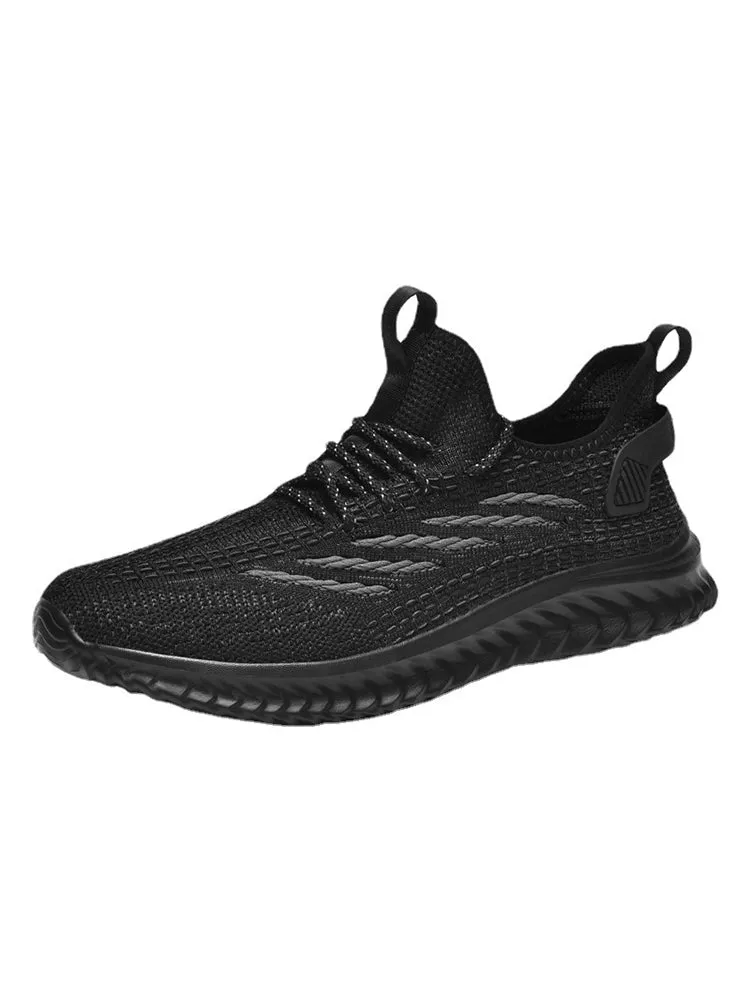 New Flyweaving Mesh Lightweight Sporty Casual Soft Sole Racing Men'S Casual Shoes sold by Oeyes