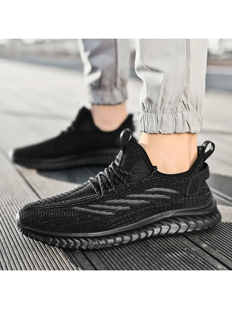 New Flyweaving Mesh Lightweight Sporty Casual Soft Sole Racing Men'S Casual Shoes sold by Oeyes product image thumbnail 4