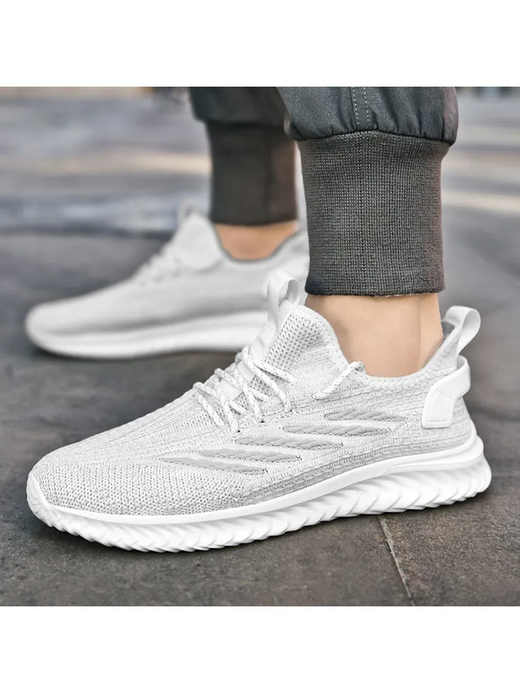 New Flyweaving Mesh Lightweight Sporty Casual Soft Sole Racing Men'S Casual Shoes sold by Oeyes product image thumbnail 5