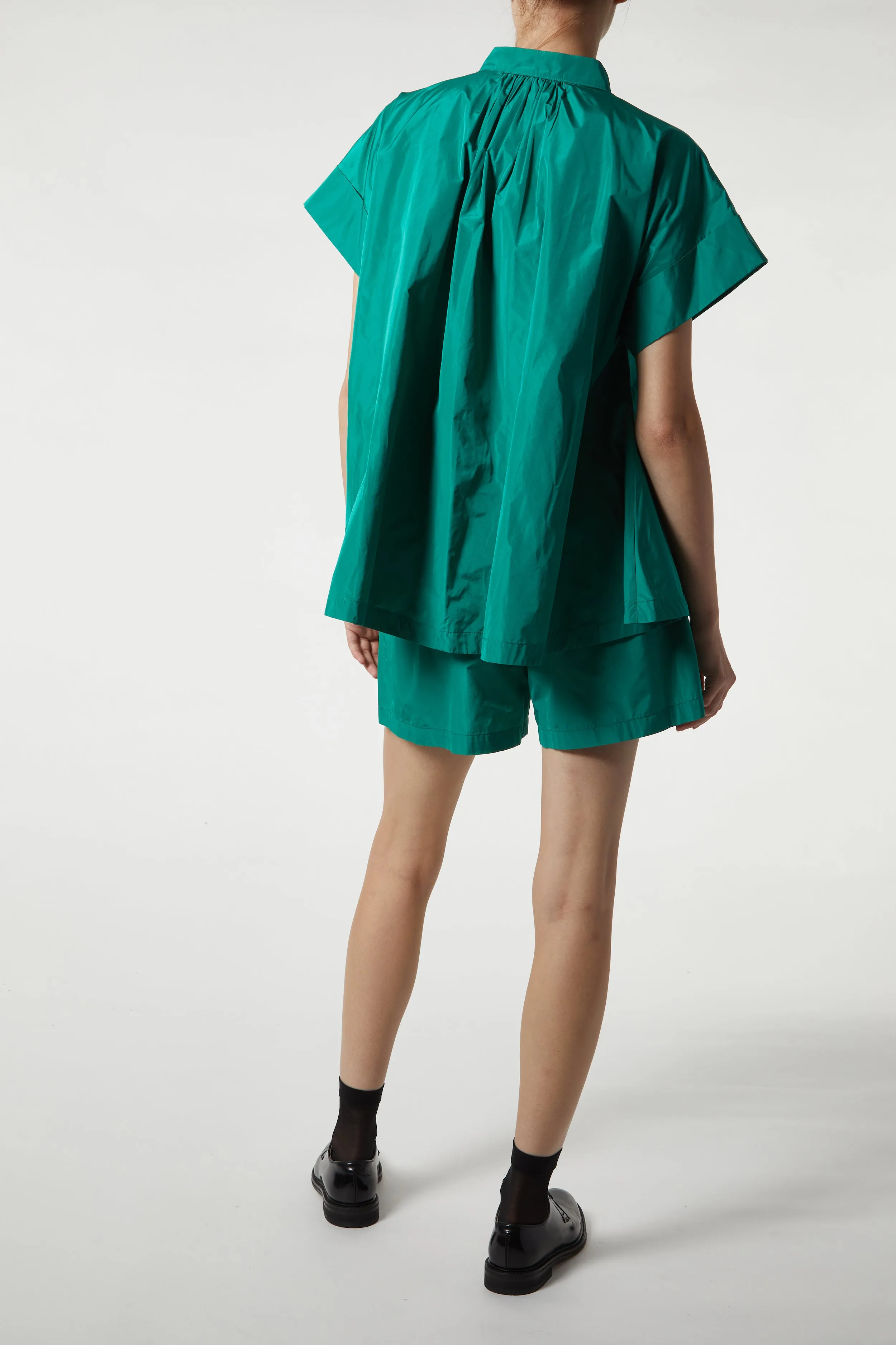 Fiona Taffeta Short, Jade Green sold by Saint Art product image thumbnail 3