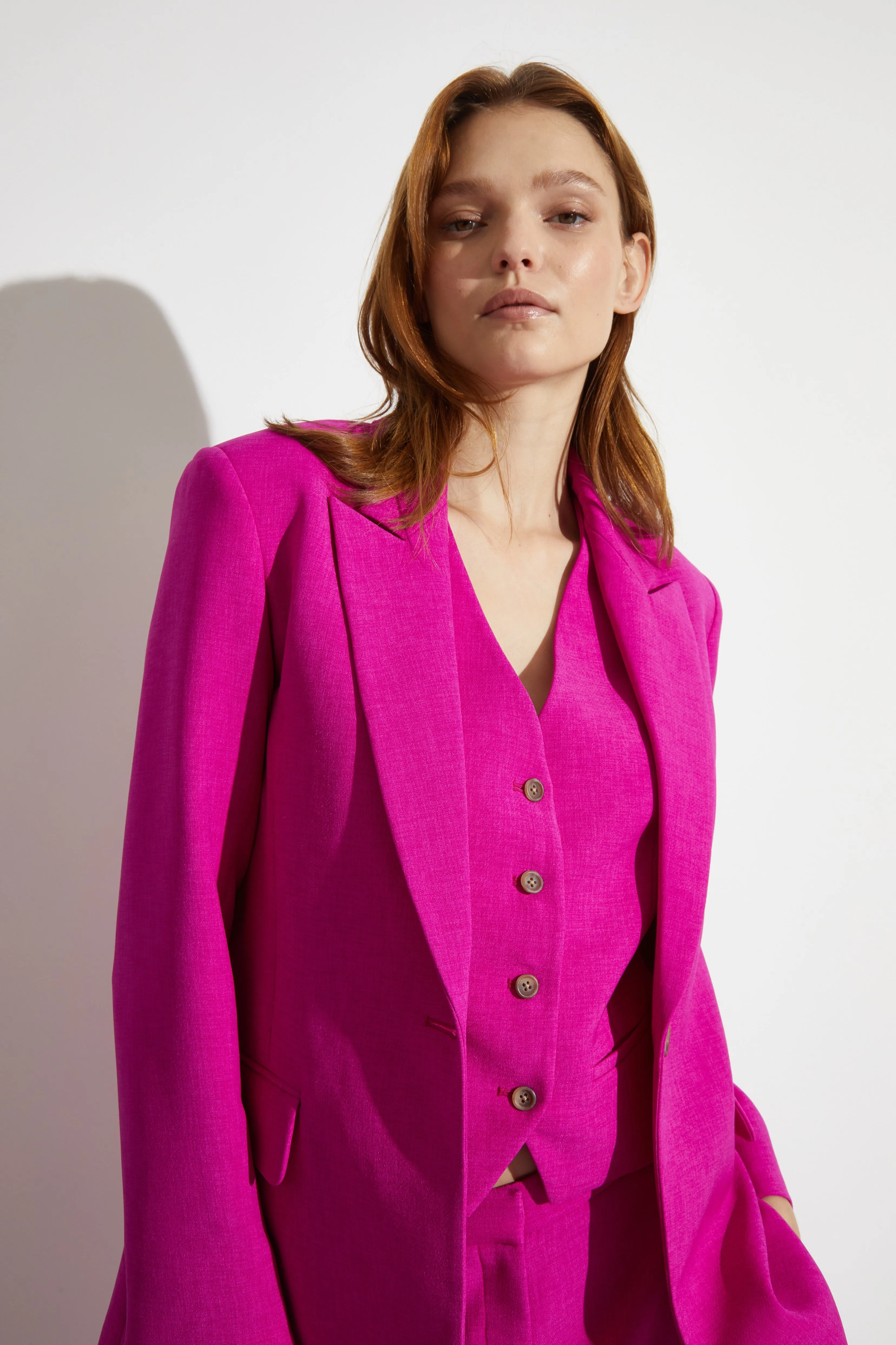 Jackie Blazer, Fuchsia sold by Saint Art product image thumbnail 2
