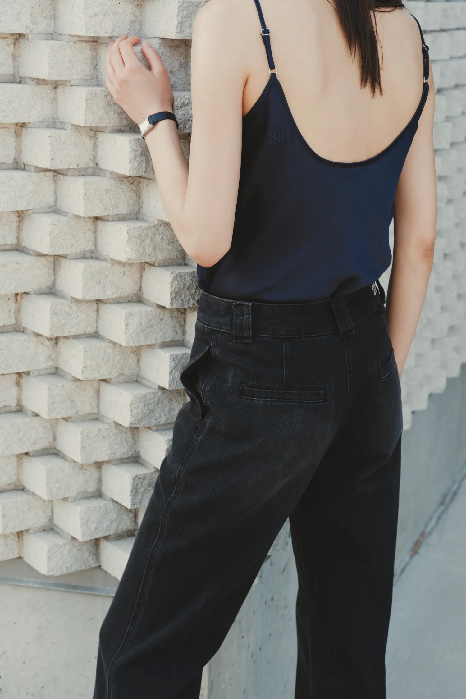 Nessa Denim Pant, Carbon Wash sold by Saint Art product image thumbnail 2