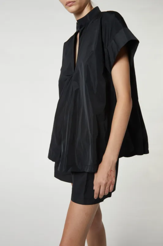Sienna Taffeta Blouse, Black sold by Saint Art