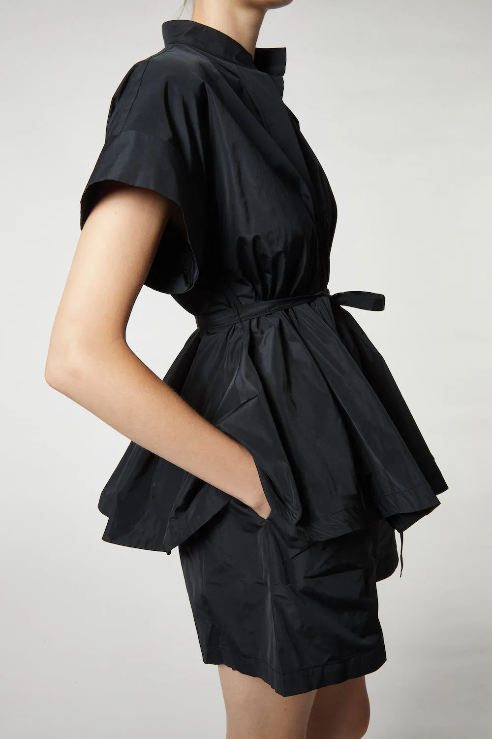 Sienna Taffeta Blouse, Black sold by Saint Art product image thumbnail 2