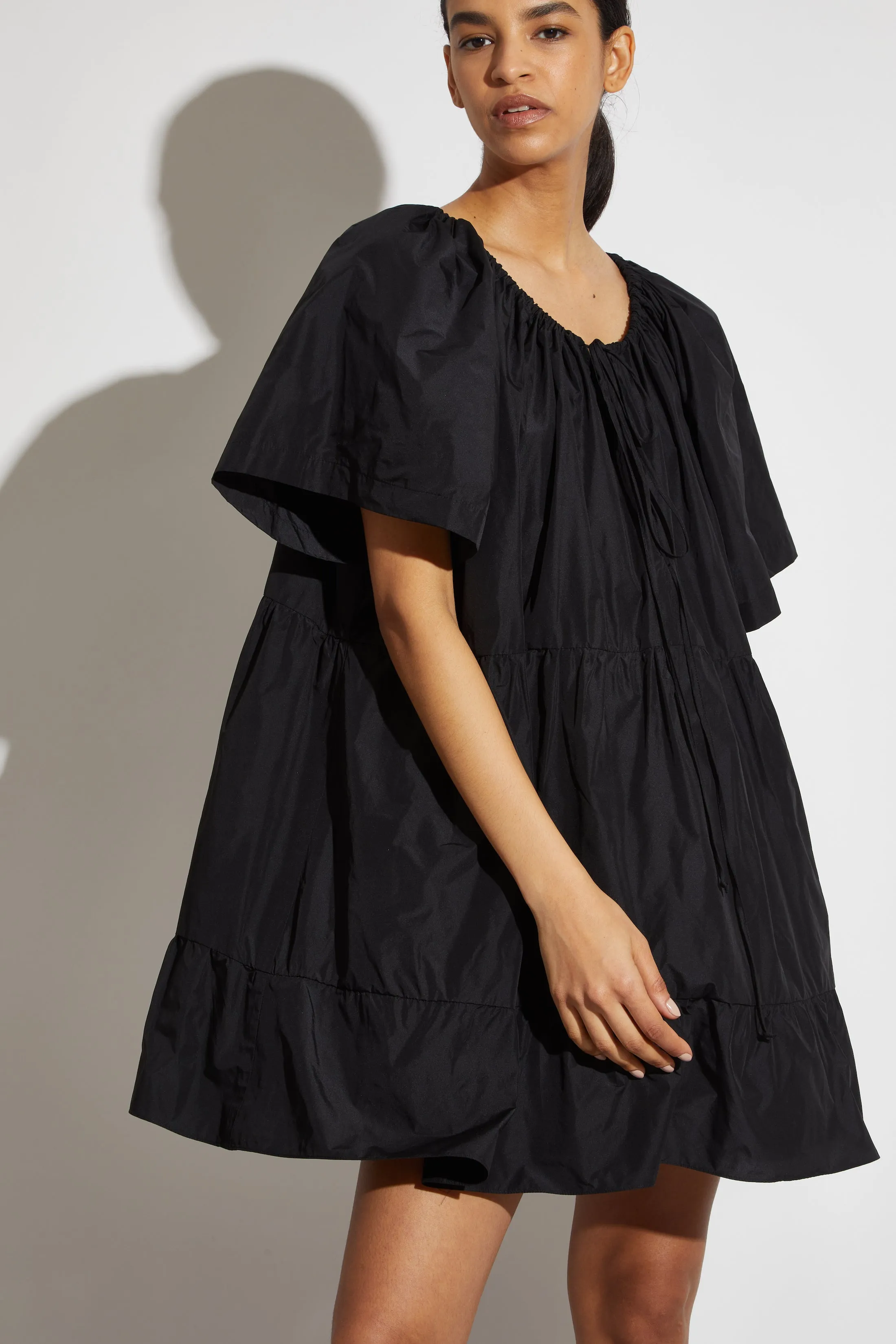 Lara Dress, Black sold by Saint Art